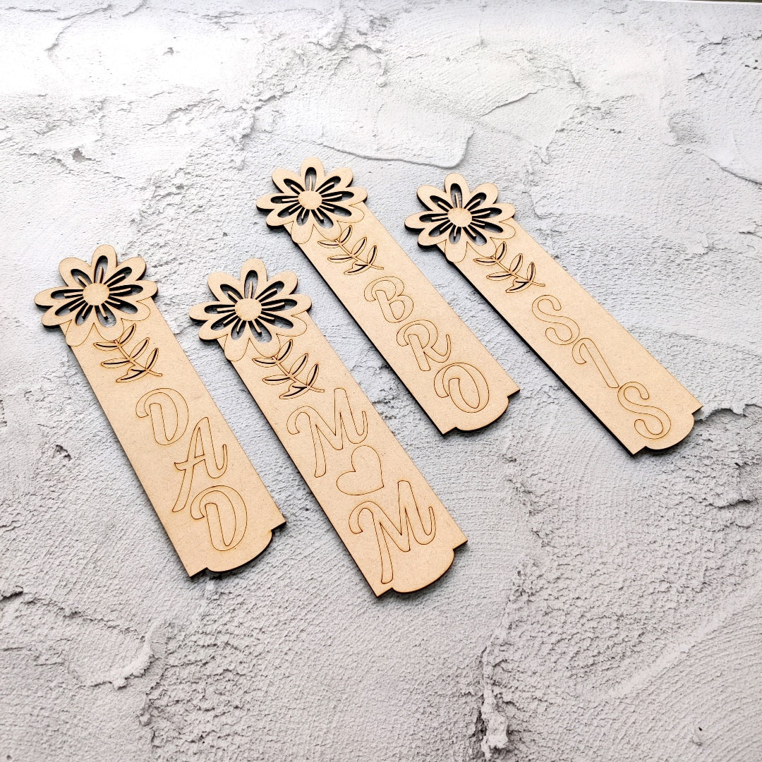 Family Special Pre Marked Bookmark Set OF 3