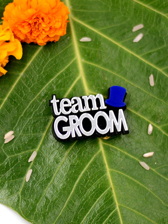 Team Groom Brooches Bulk Set