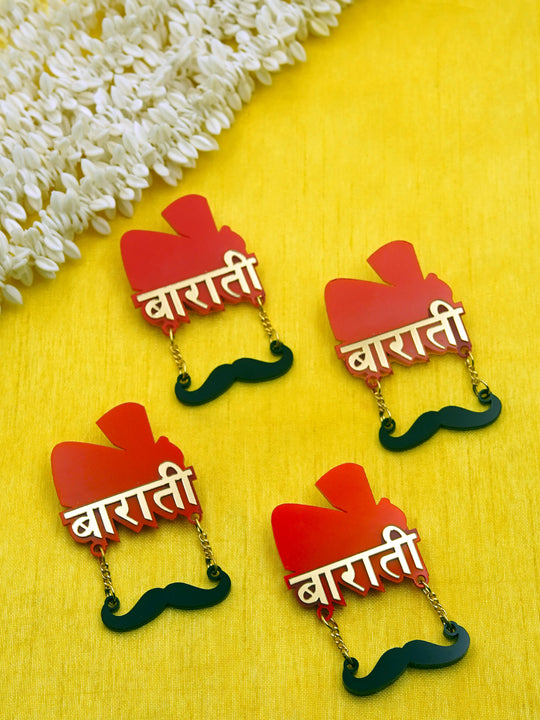 Wedding brooch for groom | Barati