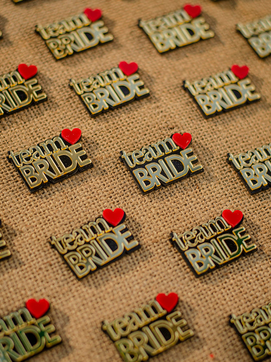 Team Bride Brooch