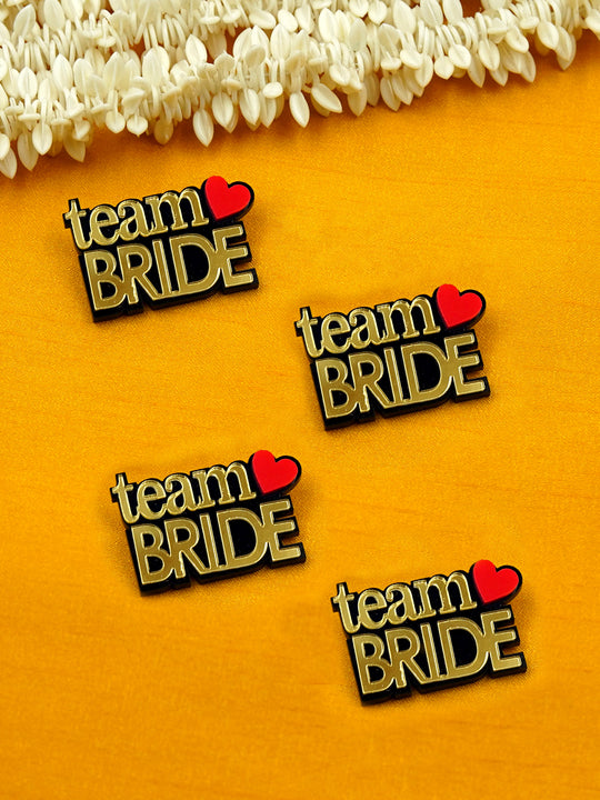 Team Bride Brooch