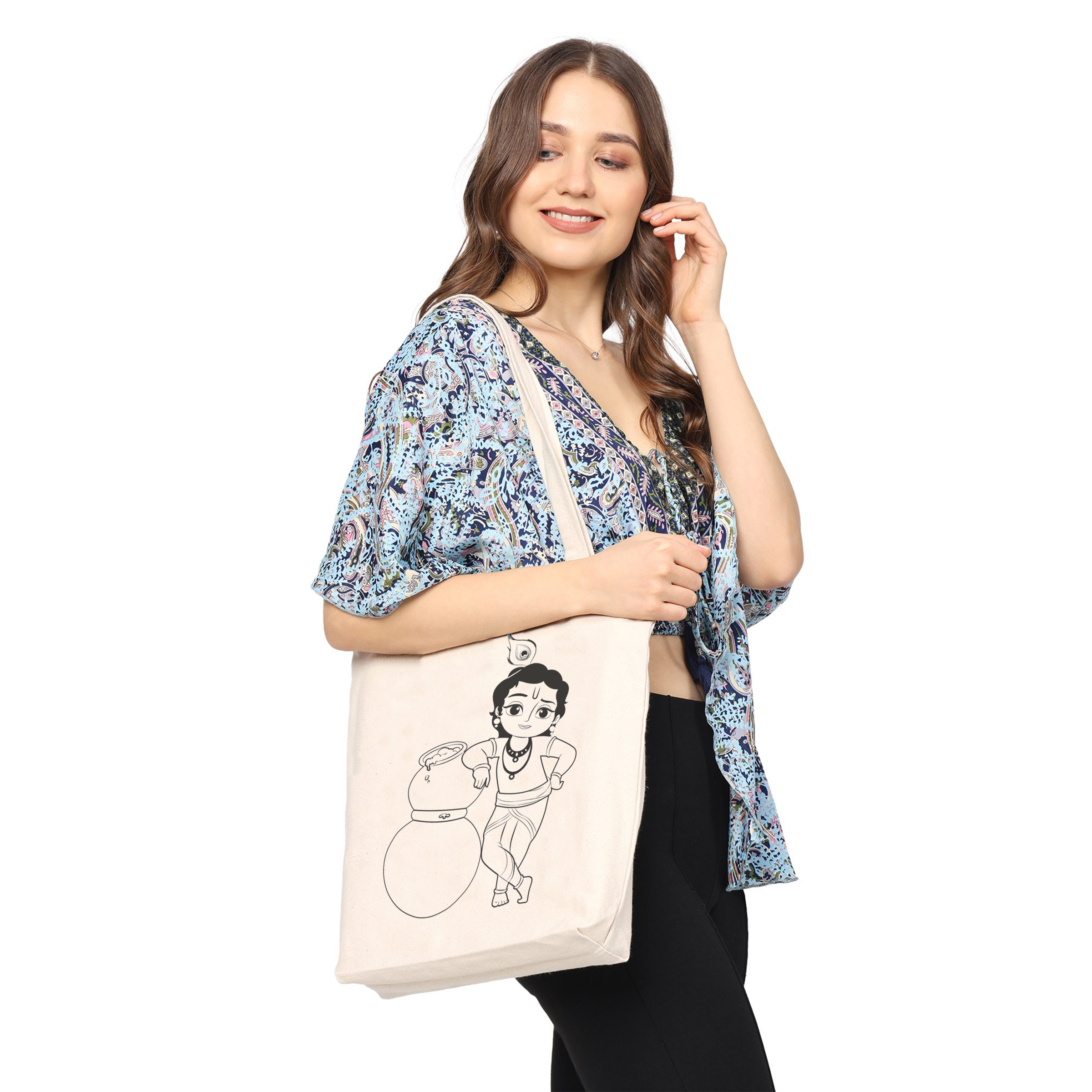 Krishna Pre Marked Tote Bag