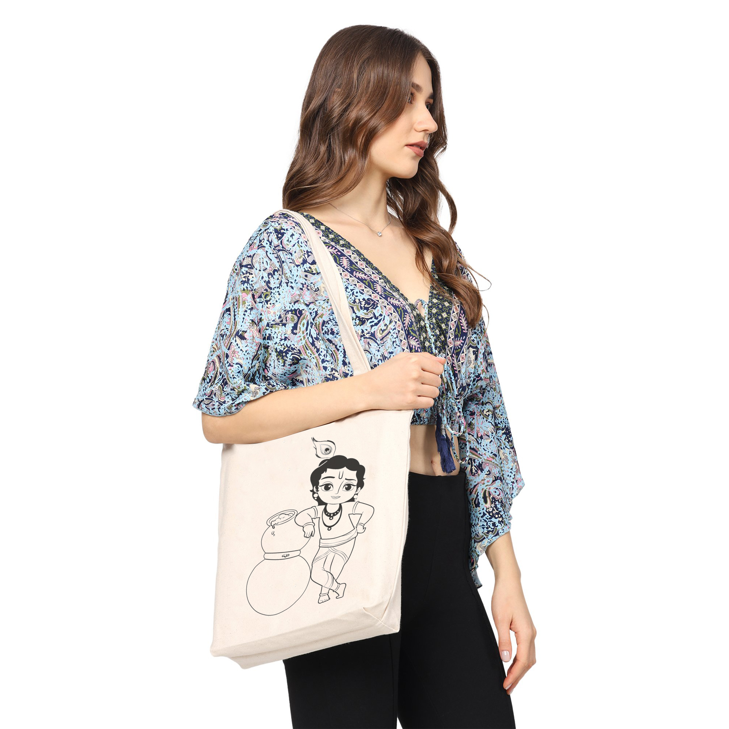 Krishna Pre Marked Tote Bag