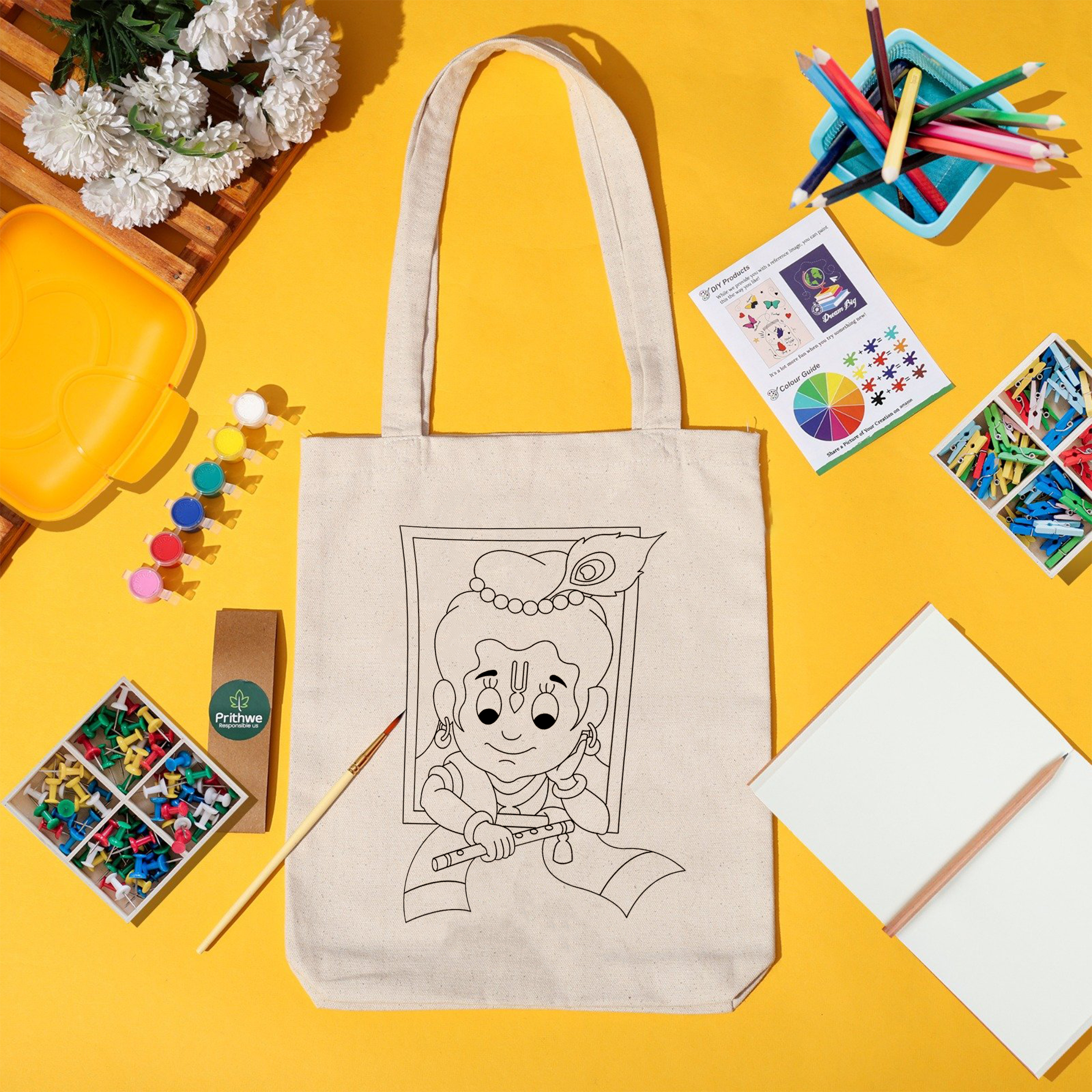 Krishna Pre Mark Tote Bag