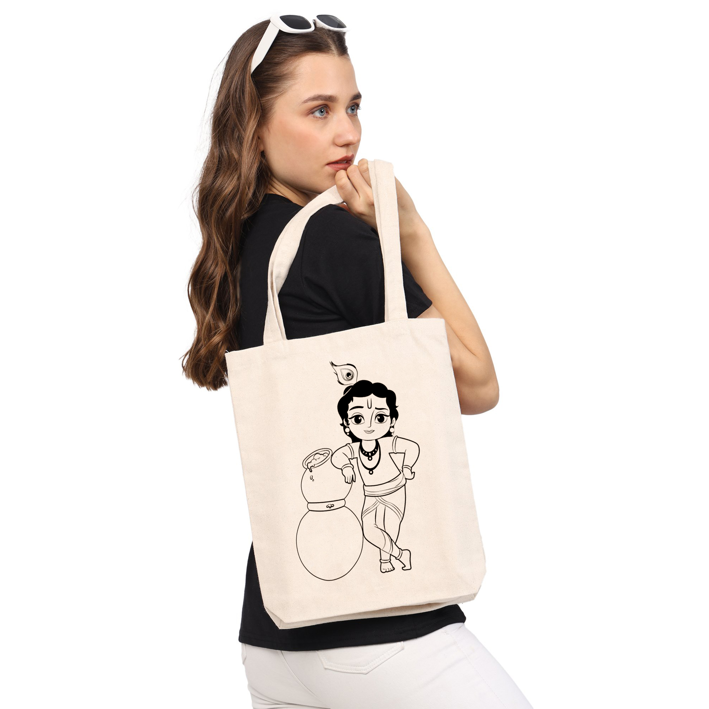 Krishna Pre Marked Tote Bag