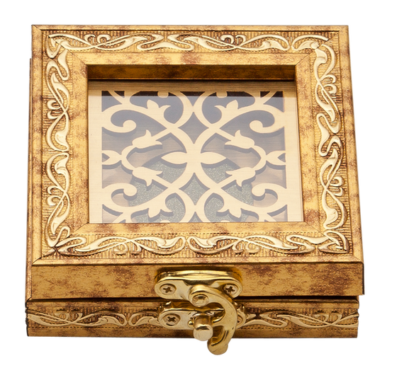 Silver Coin Gift Box (Gold)