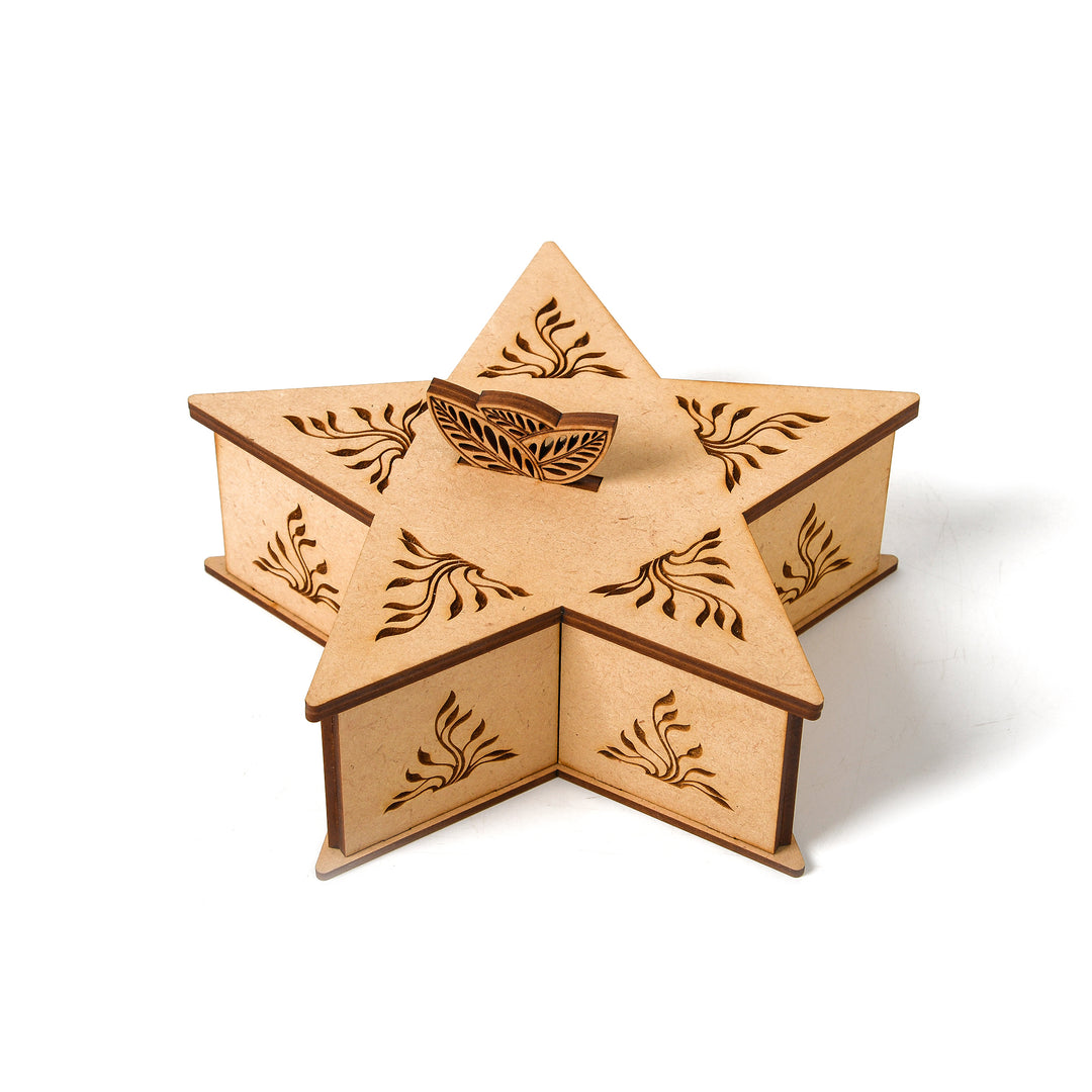 mdf box 03 Star Wooden Gifting Box