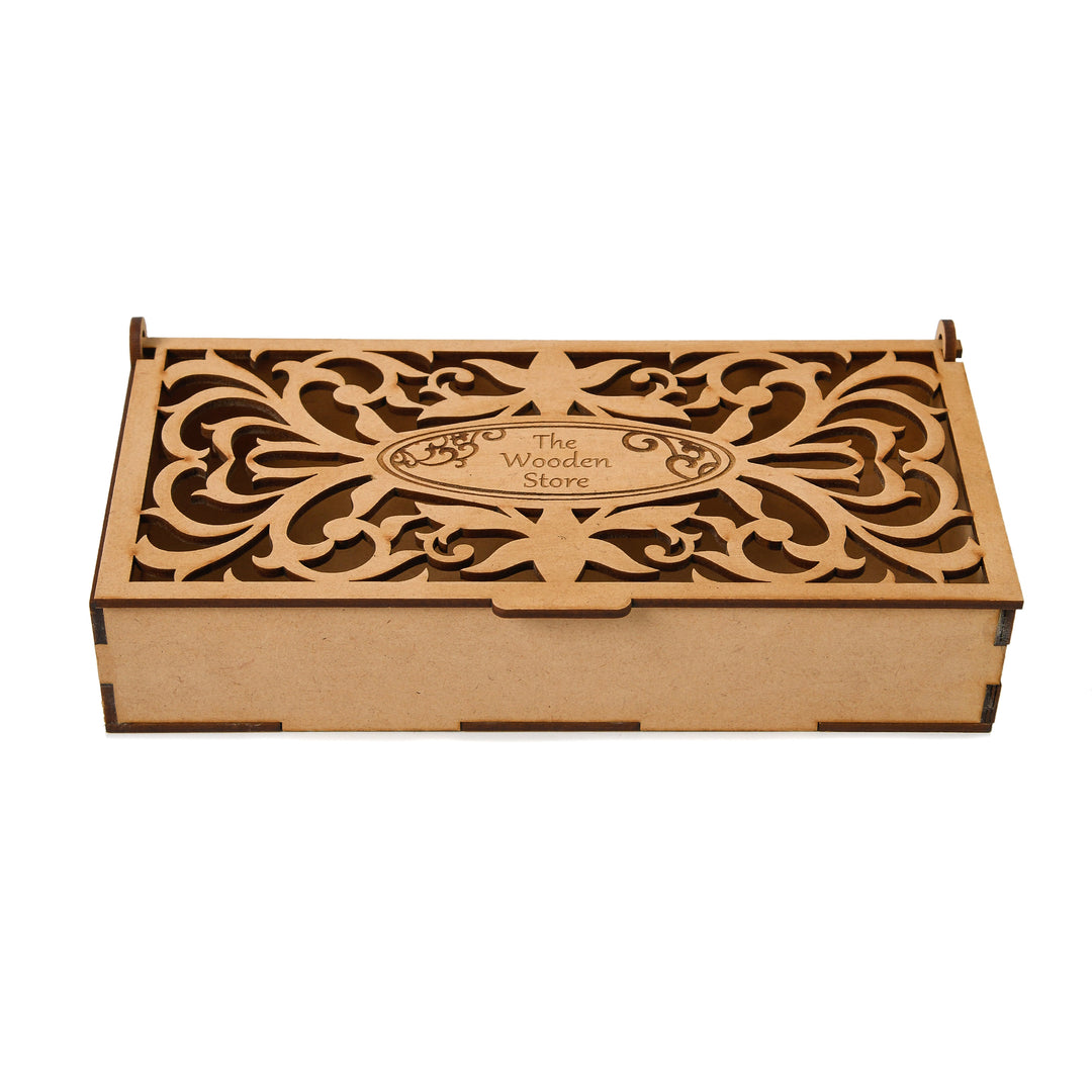 mdf box 09 Rectangular Wooden Box