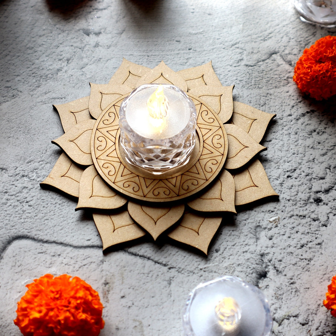 Nalini T Light Candle Holder decoration for diwali