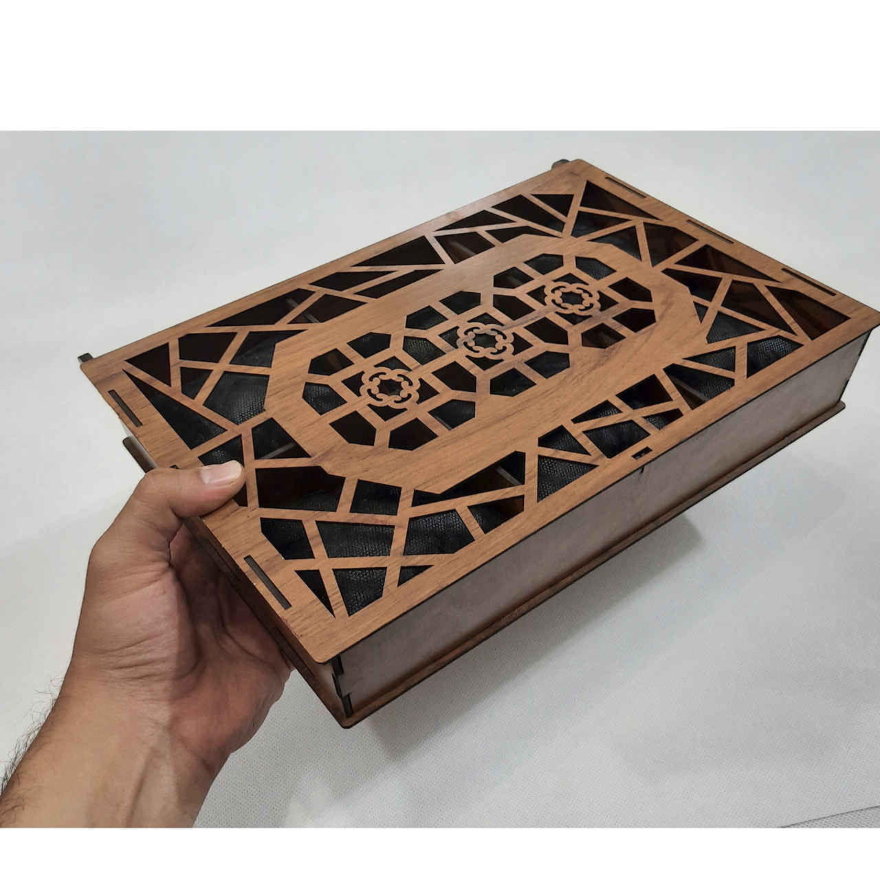 Diwali Box 060 Wooden Watch Box with 6 Slots and Watch Pillows