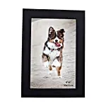 Fm 002 Black Rectangular Wooden Photo Frame