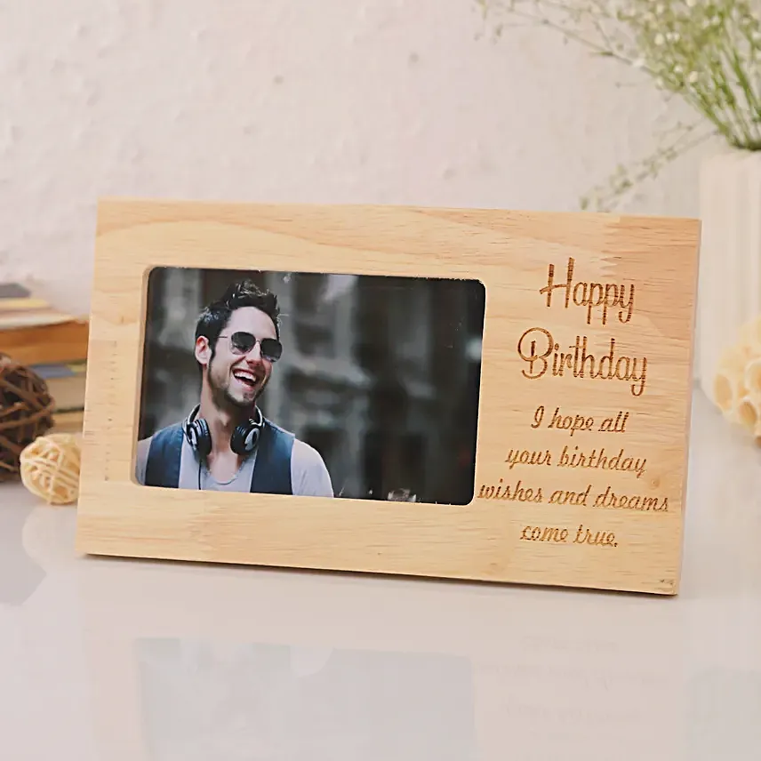 Fm 024 Personalised Birthday Engraved Frame