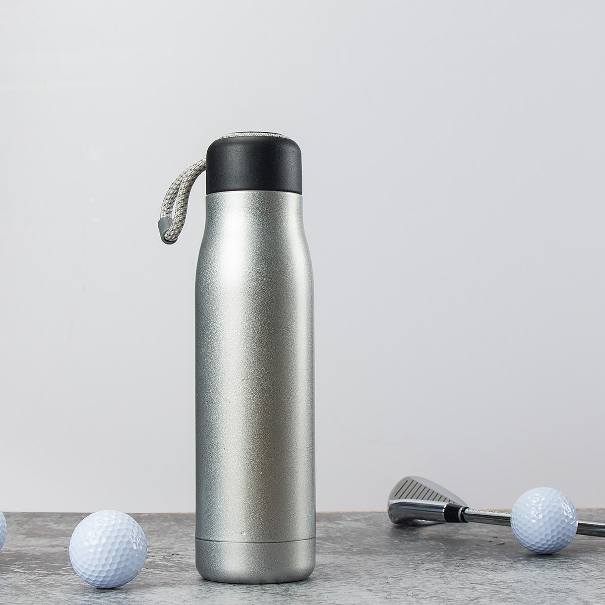 Water Bottle with Portable Strap for Traveling and Sports